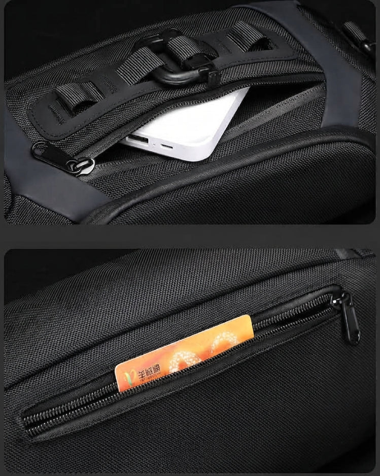 Black Utility Fanny Pack
