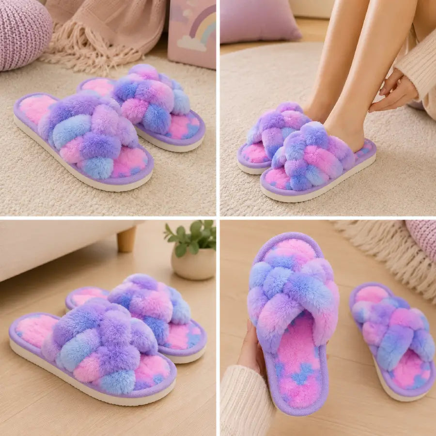 Plush Knot Slippers
