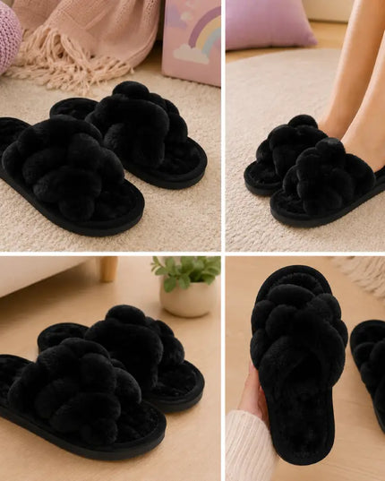 Plush Knot Slippers