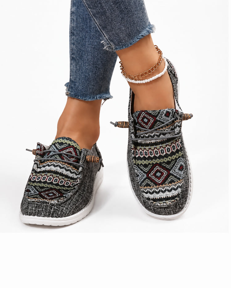 Cleopatra Knit Slip-ons