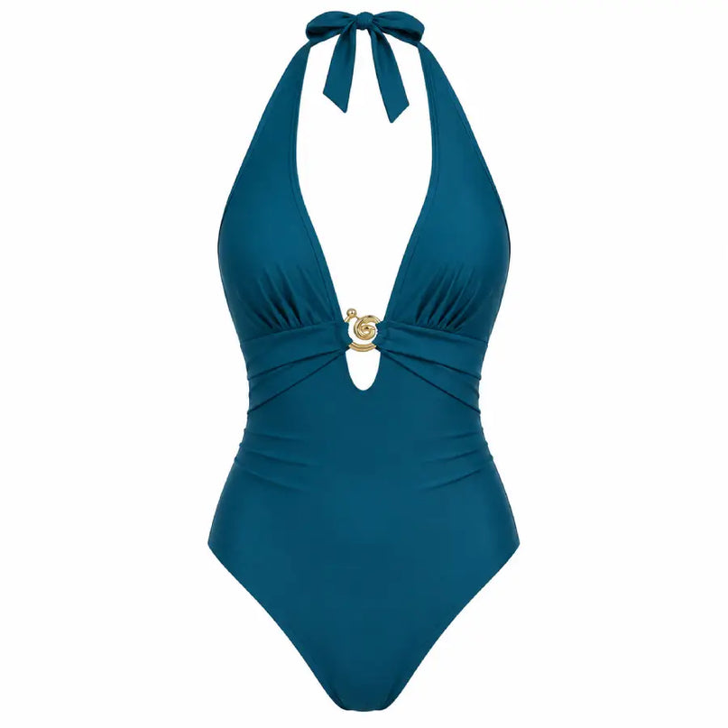 Paradise Bloom Tropical One-Piece Swimsuit