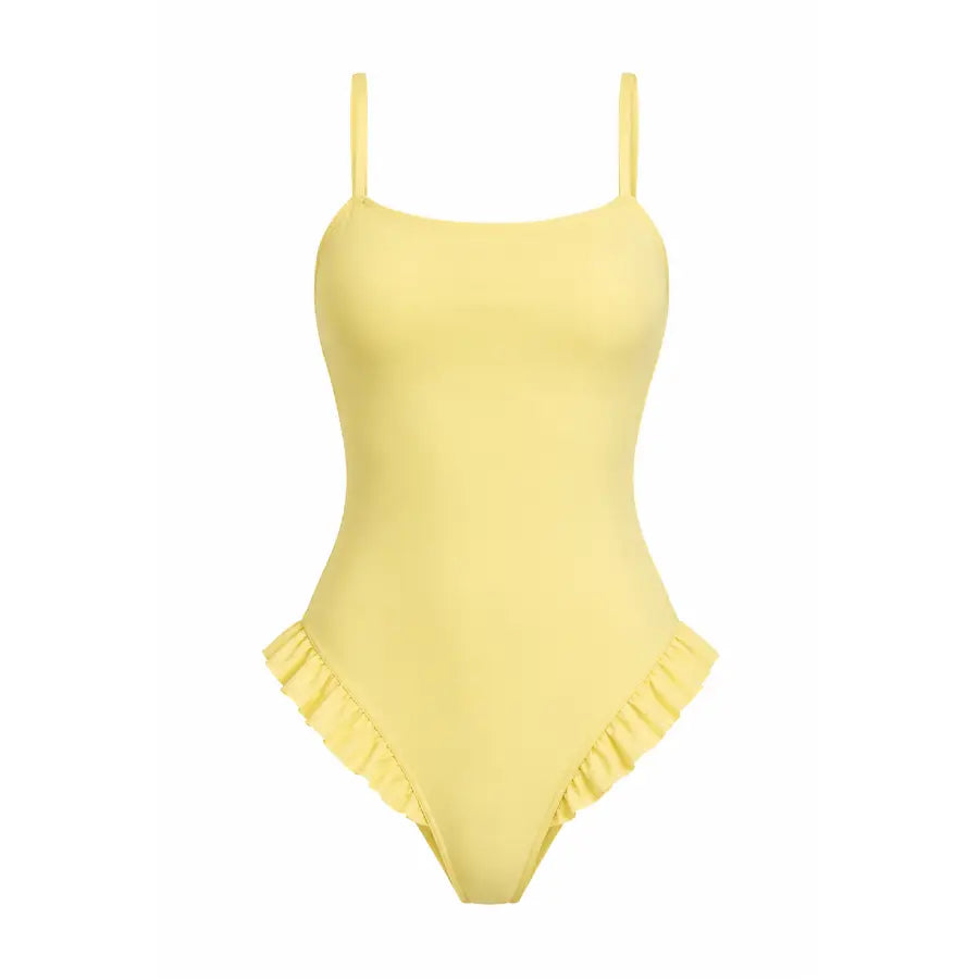 Private Beach Tummy Control One-Piece Swimsuit