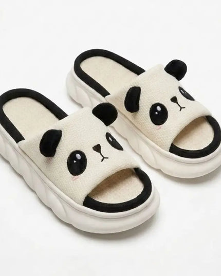 Panda Face Slippers
