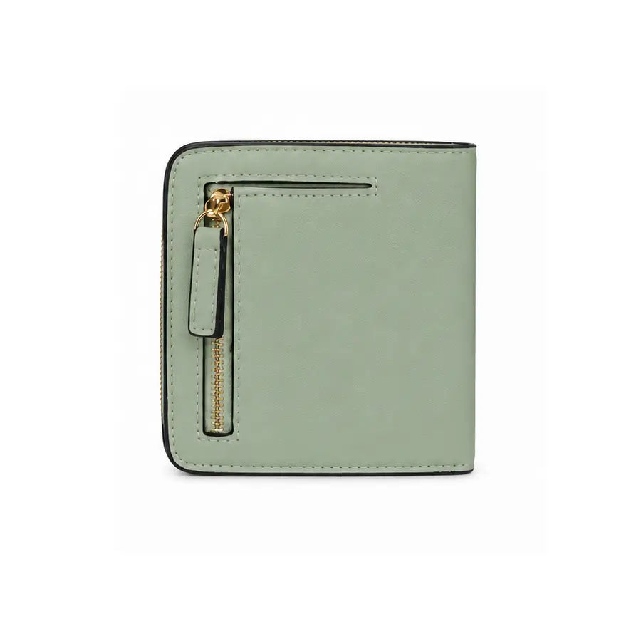 Sage Green Elora Leather Wallet