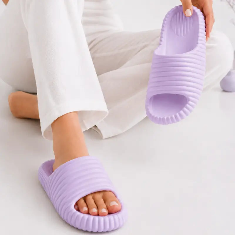 Fluffy basic flip-flops