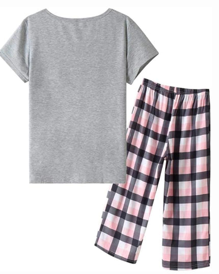 Wine Time French-Style Capri Pyjama Set