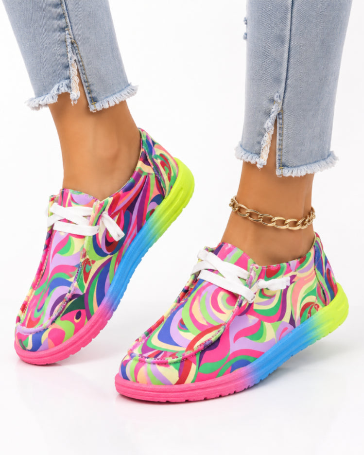 Aurora Splash Sneakers