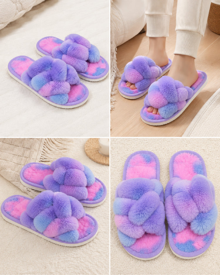 Plush Knot Slippers