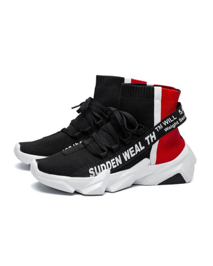 Black Marina High-Top Sneakers