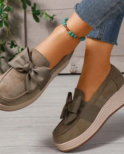 Cocoa Ribbon Loafers