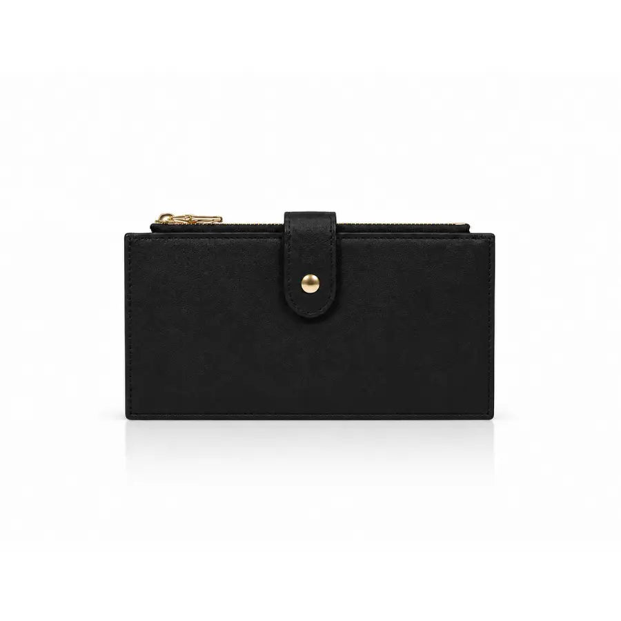 Black Loop Leather Wallet