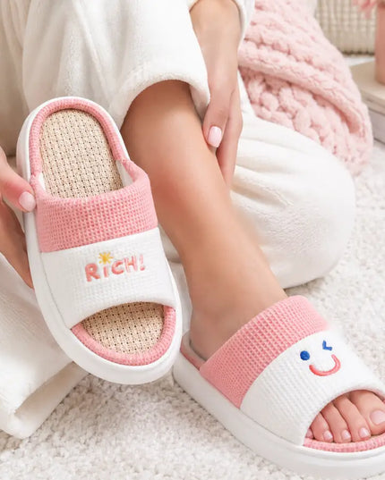 Happy Face Slippers