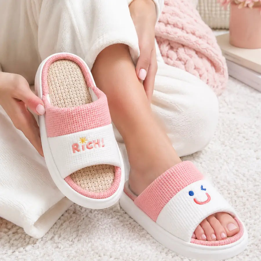 Happy Face Slippers