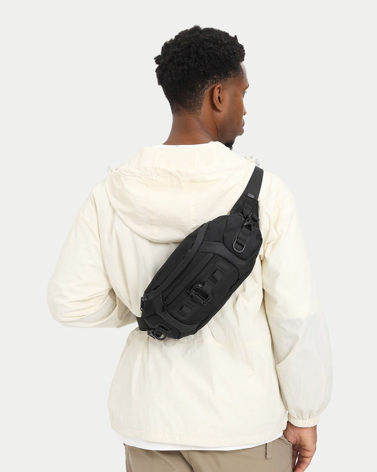 Black Utility Fanny Pack