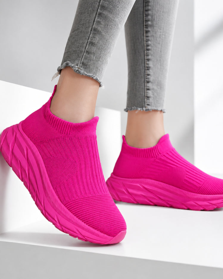 Lynora Solid Slip-Ons