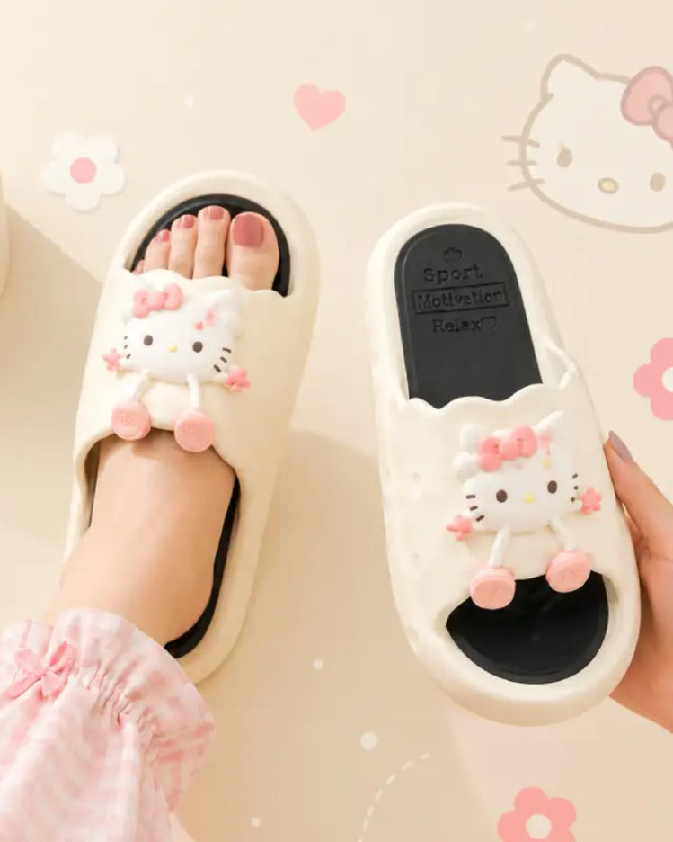 Black Melody Flip Flops