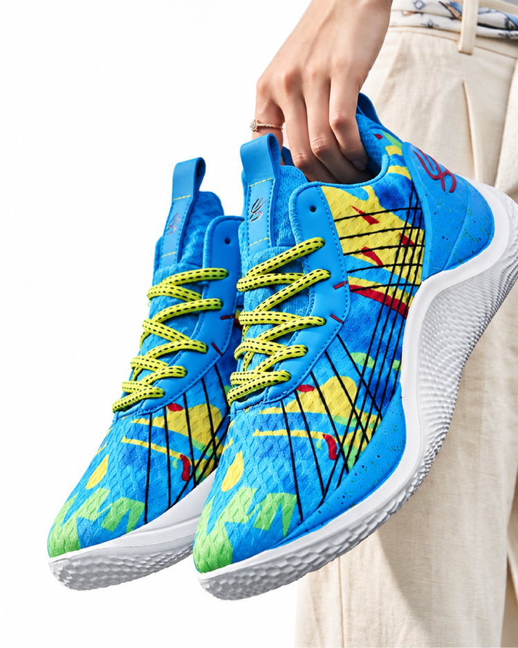 Electric Blue One Sneakers