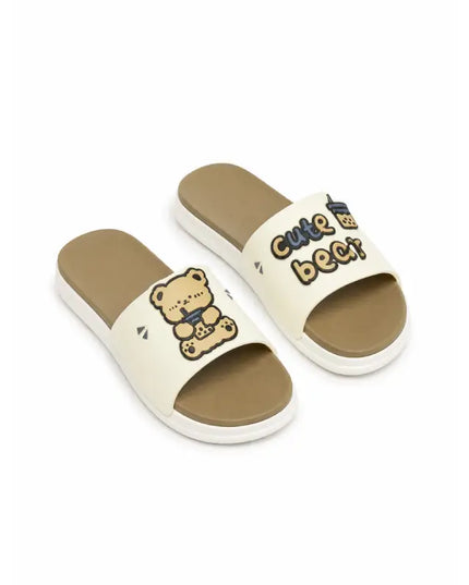 Cute bear Flip flops