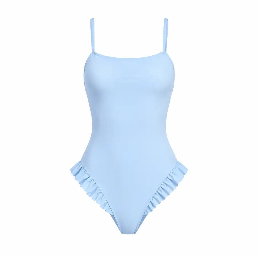 Private Beach Tummy Control One-Piece Swimsuit
