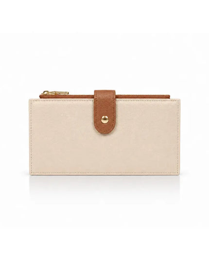 White Loop Leather Wallet