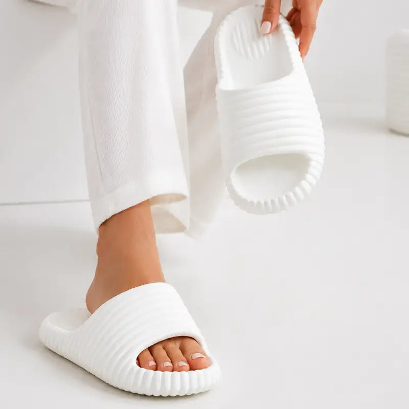 Fluffy basic flip-flops