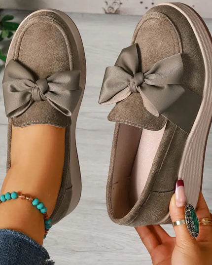 Cocoa Ribbon Loafers