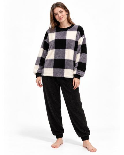 Contrast Check Pyjama Set