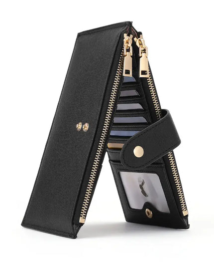Black Loop Leather Wallet