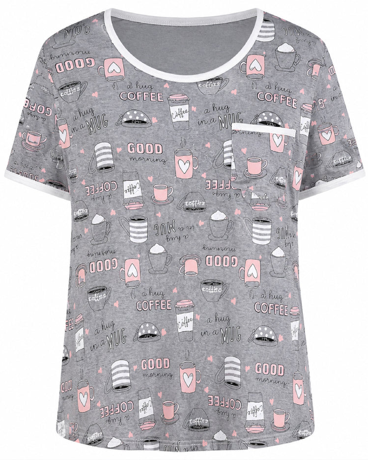 But First Coffee Short Pyjama Set