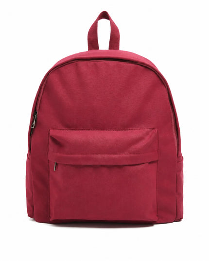 Burgundy minimalist backpack