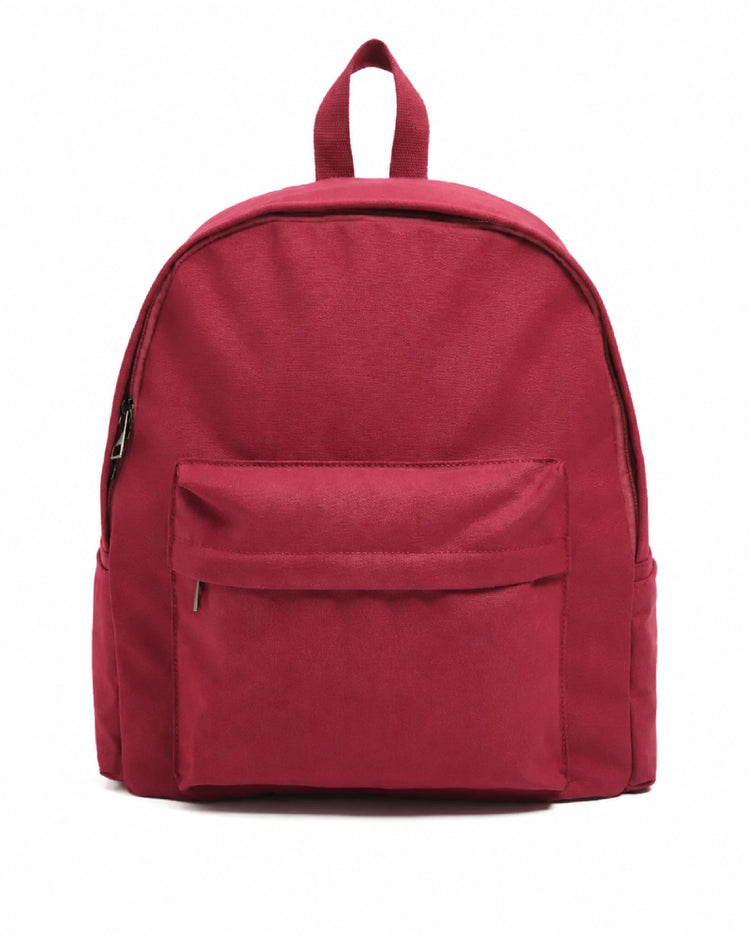 Burgundy minimalist backpack