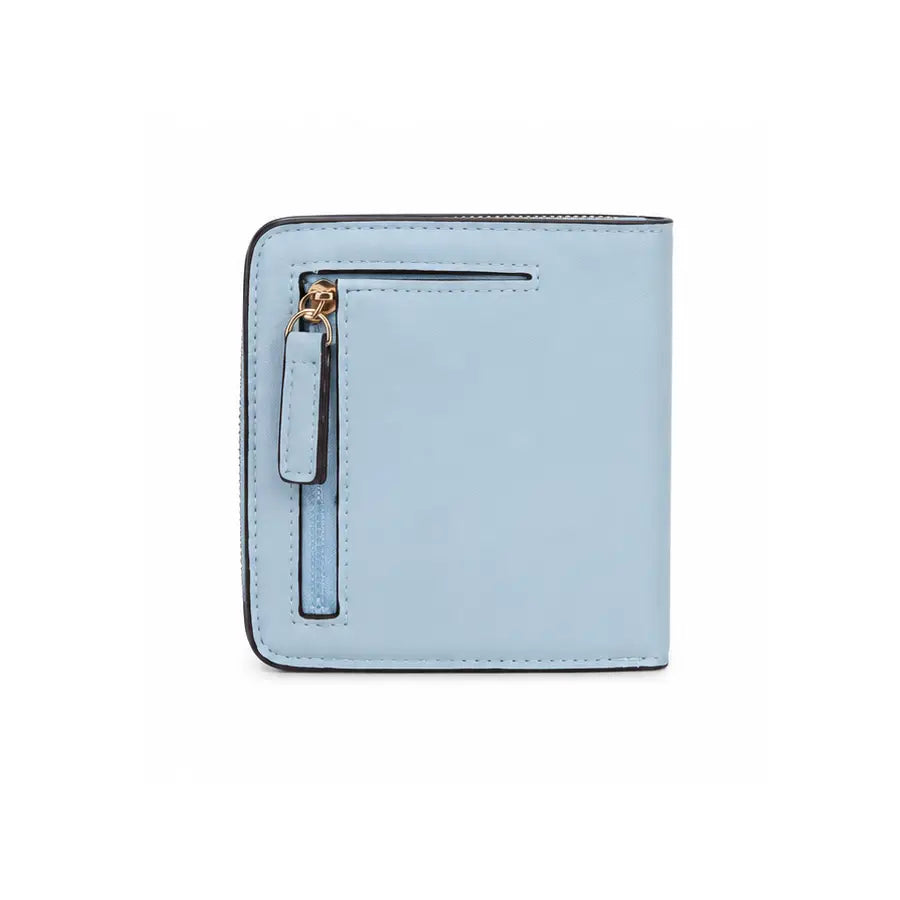 Powder Blue Elora Leather Wallet