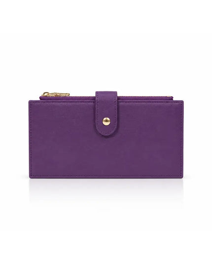 Purple Loop Leather Wallet