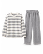 Soft Stripe Pyjama Set / M
