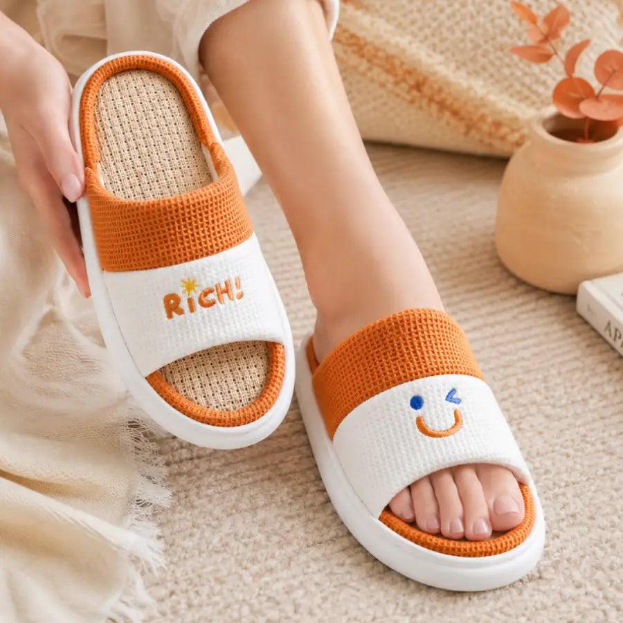 Happy Face Slippers