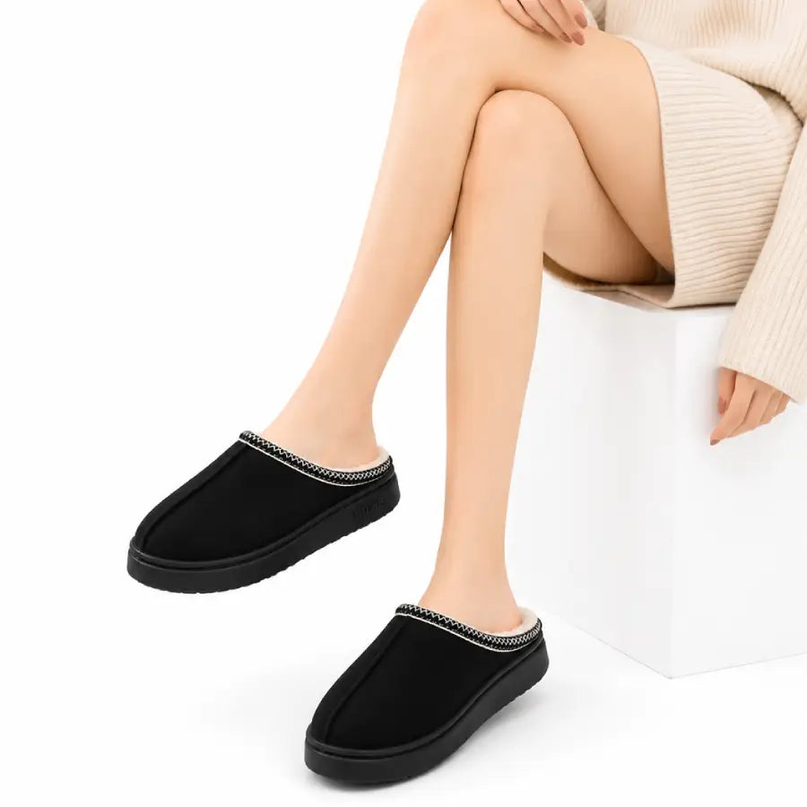 Cozy Suede Winter Slippers