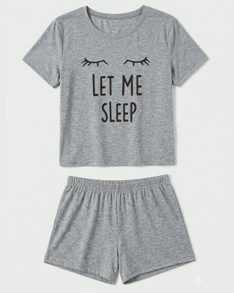 Let Me Sleep Short Pyjama Set