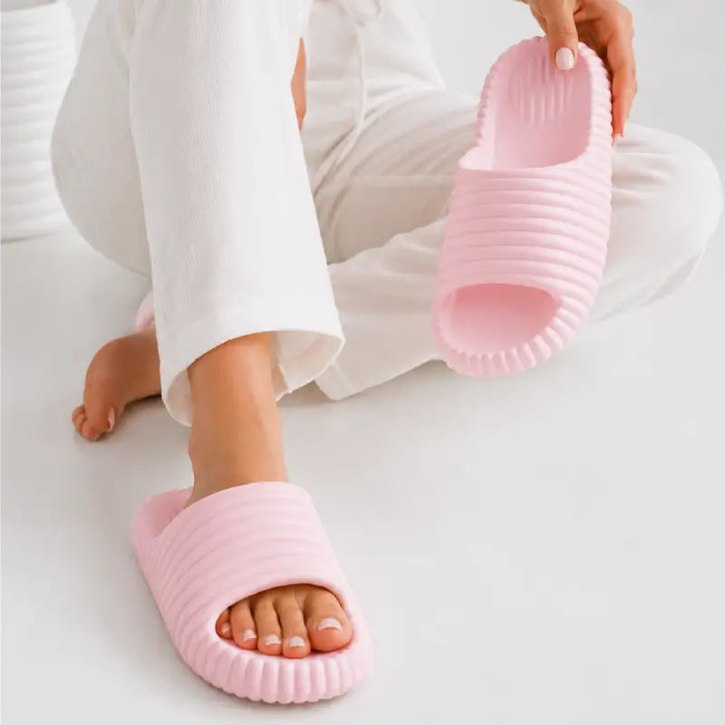 Fluffy basic flip-flops