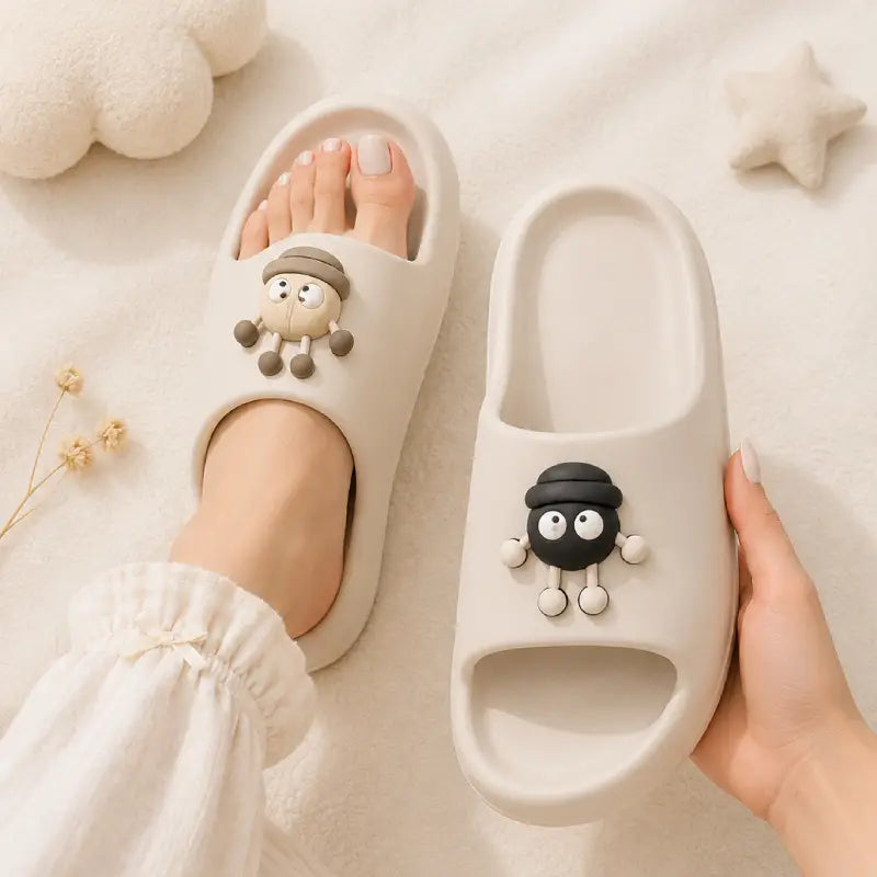 Sooty Khaki Flip flops
