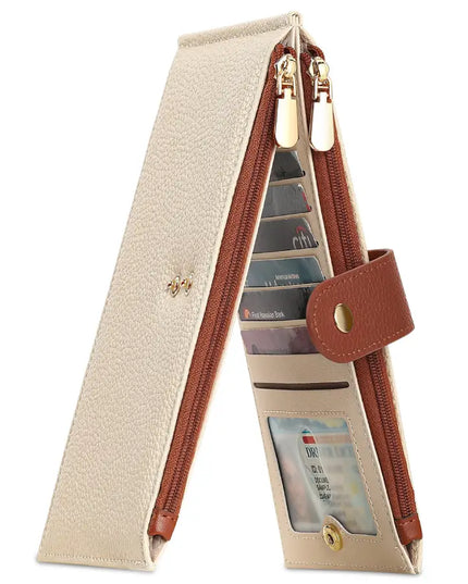 White Loop Leather Wallet
