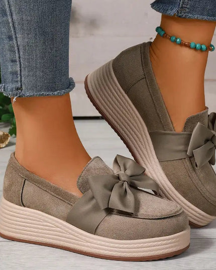 Cocoa Ribbon Loafers