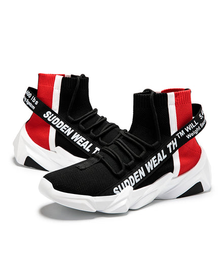 Black Marina High-Top Sneakers