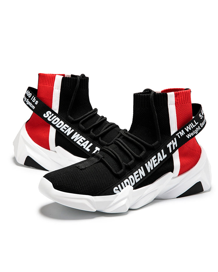 Black Marina High-Top Sneakers