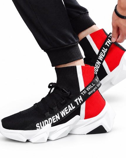 Black Marina High-Top Sneakers