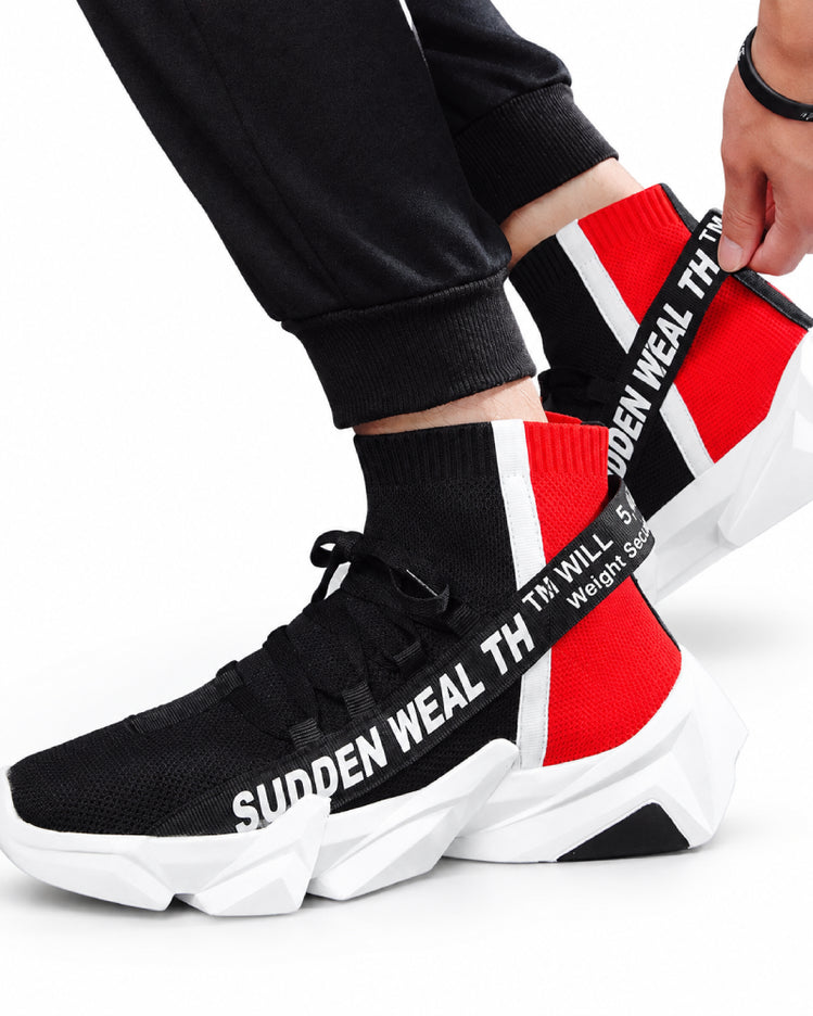 Black Marina High-Top Sneakers