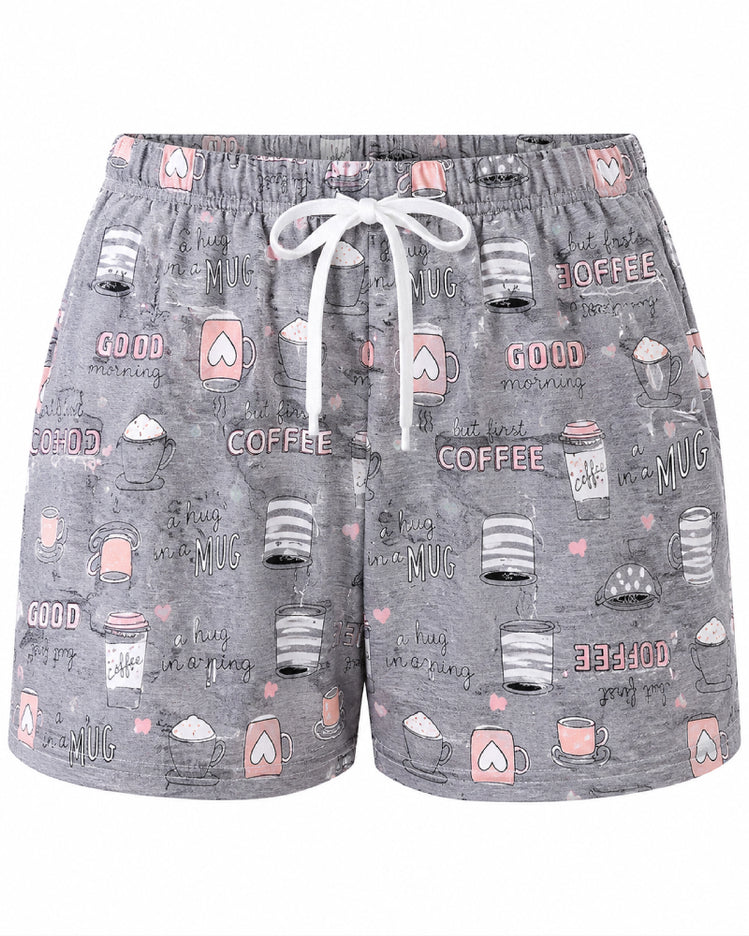 But First Coffee Short Pyjama Set