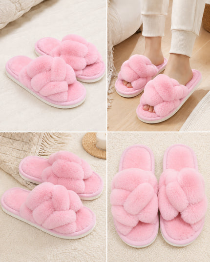 Plush Knot Slippers