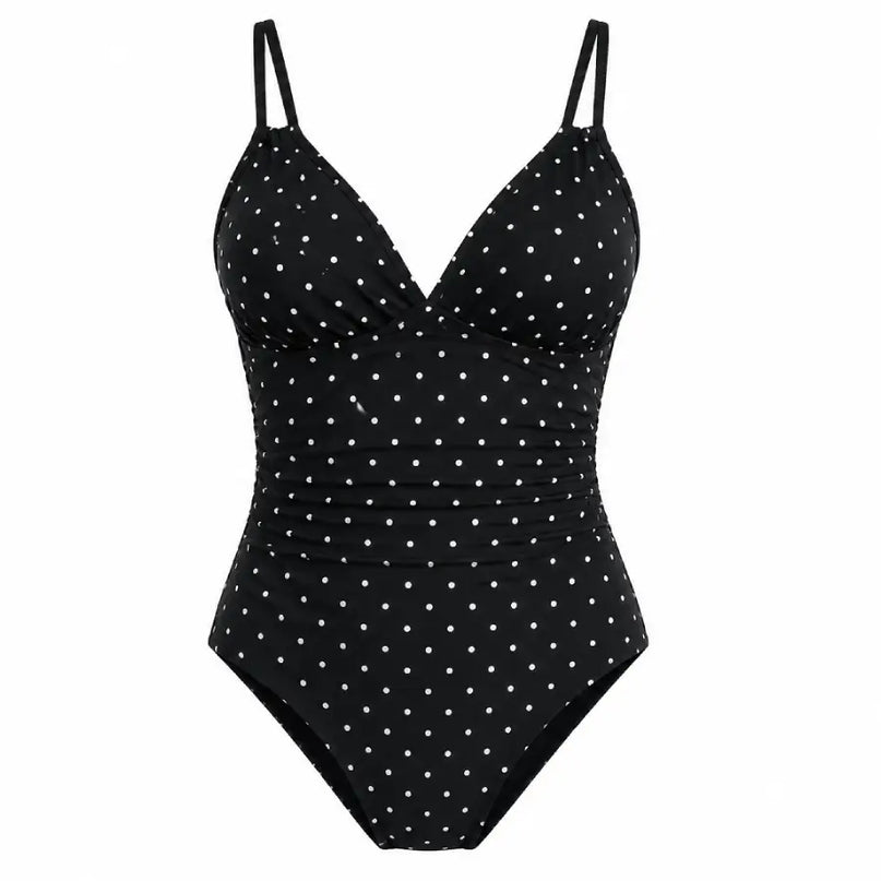 Pretty Major Polka Dot One-Piece Swimsuit
