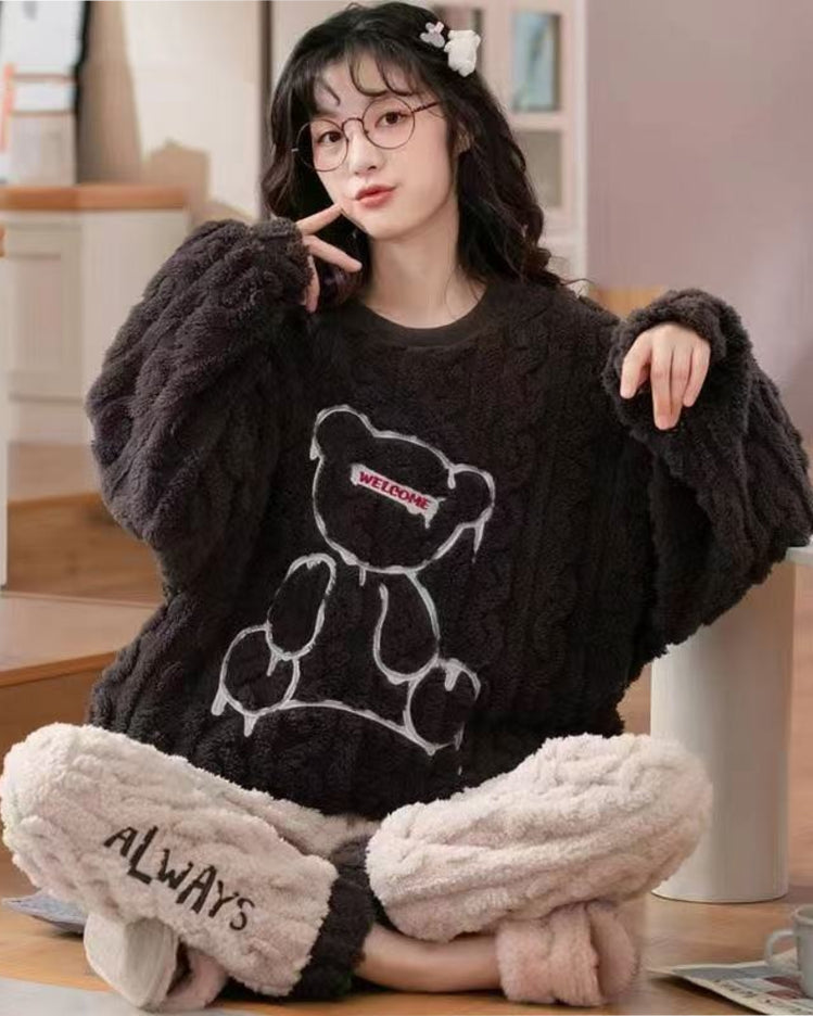 Midnight Teddy Pyjama Set