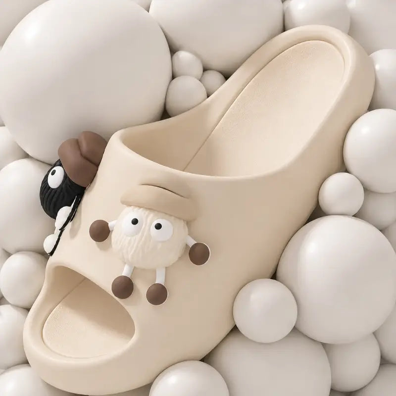 Sooty Khaki Flip flops